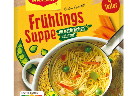 Maggi Guten Appetit! Frühlings Suppe für 4 Teller   Sopa Online now