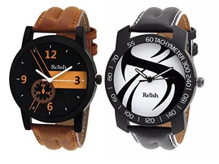 Relish Analog Multicolour Dial Watches Combo for Mens & Boys - RELISH-AZ002 Sale