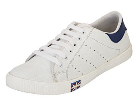 Blinder Men s White-Blue Casual Shoe - 8 Online now