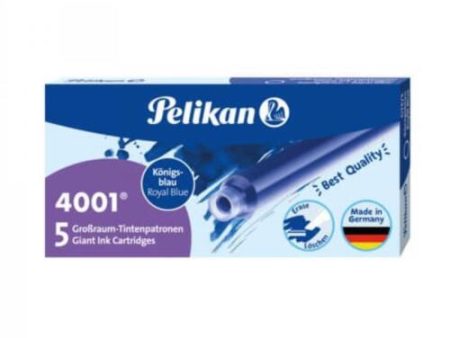 Pelikan Großraum-Tintenpatronen 4001 GTP-5    Cartucho de tinta Azul Real For Cheap