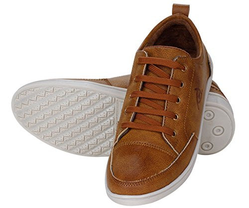 Kraasa Knight Ace 105 Men s Tan Boat Shoes , Uk 10 (Tsz105-Tan-10) Online Sale