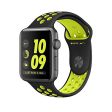 Apple Watch 42mm Nike+ (Series-2) Space Gray Aluminum Case with Black Volt Nike Sport Band Hot on Sale