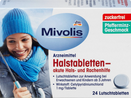 Mivolis Halstabletten – akute Hals- und Rachenhilfe, 24 St   Tabletas para la garganta For Cheap