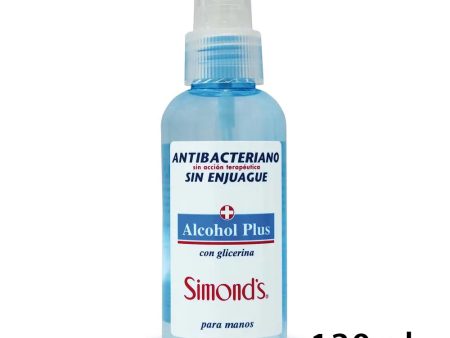 Simonds Alcohol Plus Con Glicerina Antibacterial Spray 130ml Sale