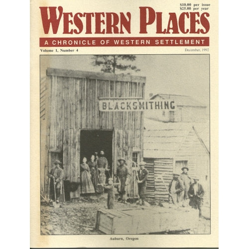 Auburn OR, Jefferson NV, Early Bodie CA, and Nevada City by Alan H. Patera (Western Places Vol. 1-4) For Sale