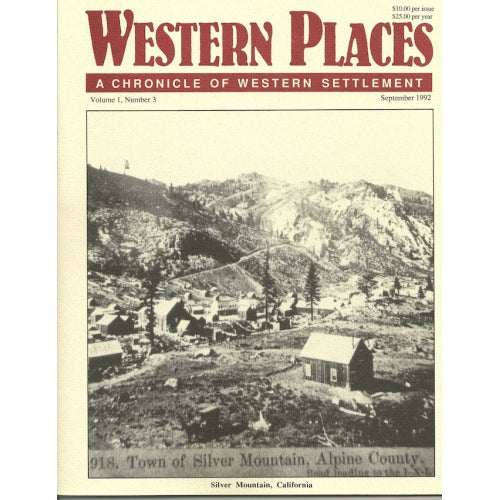 Silver Mountain, CA, Delamar, NV, and Lafayette OR by Alan H. Patera (Western Places Volume 1-3) Online Sale